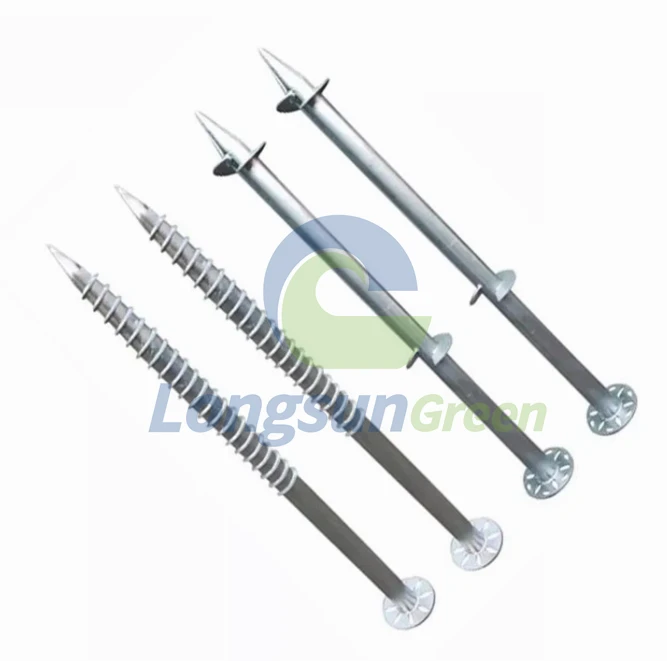 Adjustable Small Blade Solar Spiral Pile factory